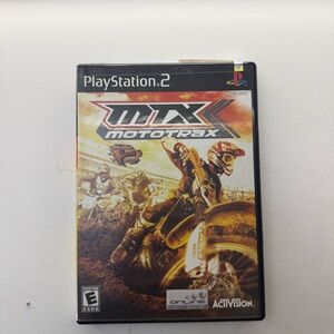 Sony PlayStation 2 MX Mototrax Game - Black and Gold